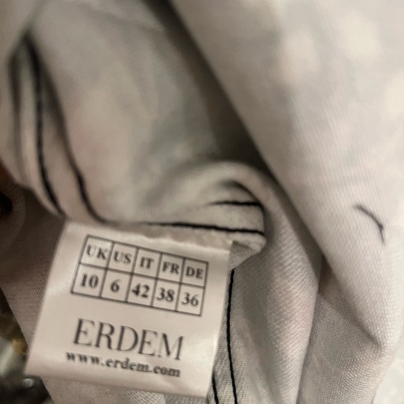 Erdem Victorine denim black floral skirt - Picture 10 of 15